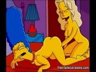 Marge Simpson follando con vecinos y con vecinas, no le dice que no a nada